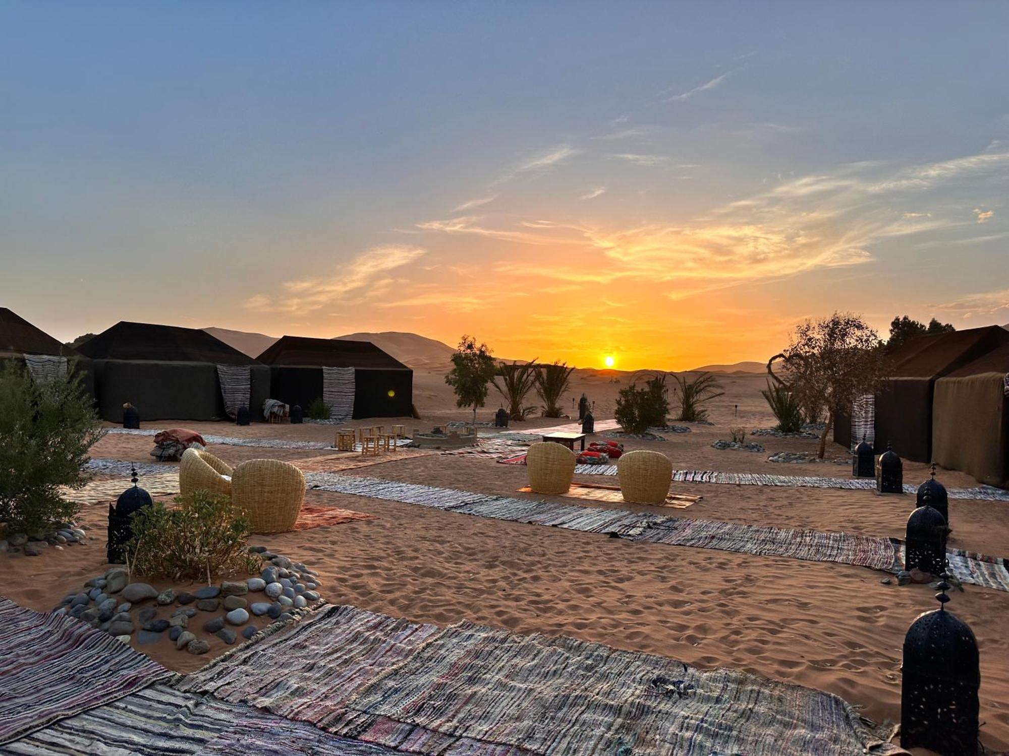 Sahara Wellness Camp Bed & Breakfast Merzouga Exterior photo