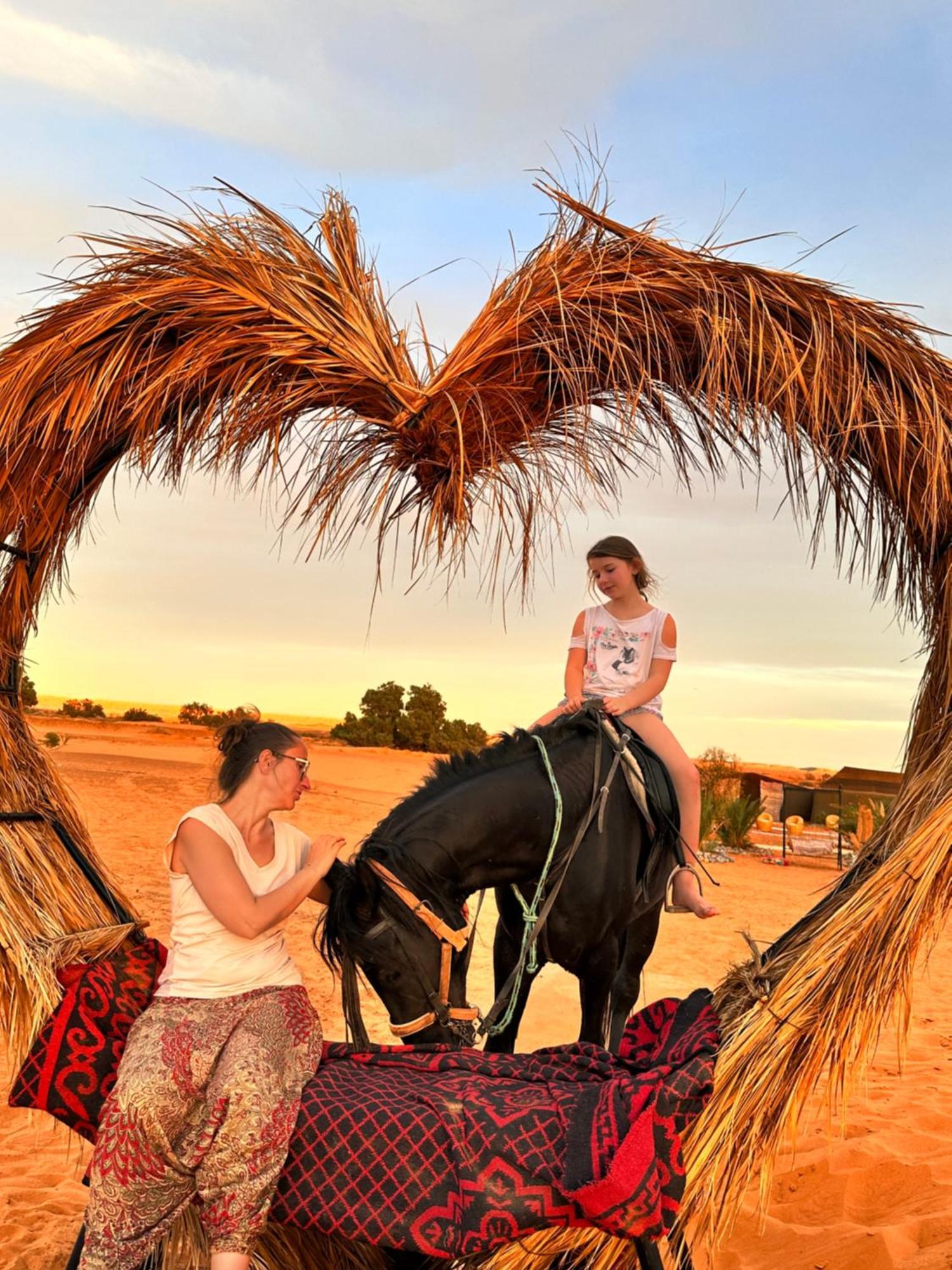 Sahara Wellness Camp Bed & Breakfast Merzouga Exterior photo