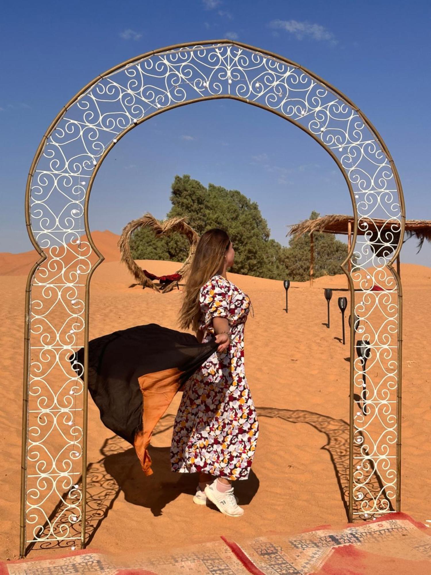 Sahara Wellness Camp Bed & Breakfast Merzouga Exterior photo