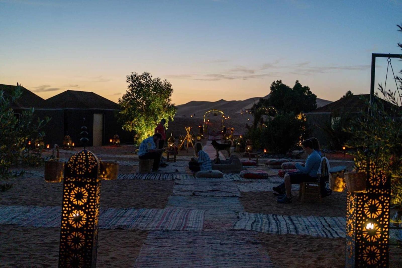 Sahara Wellness Camp Bed & Breakfast Merzouga Exterior photo
